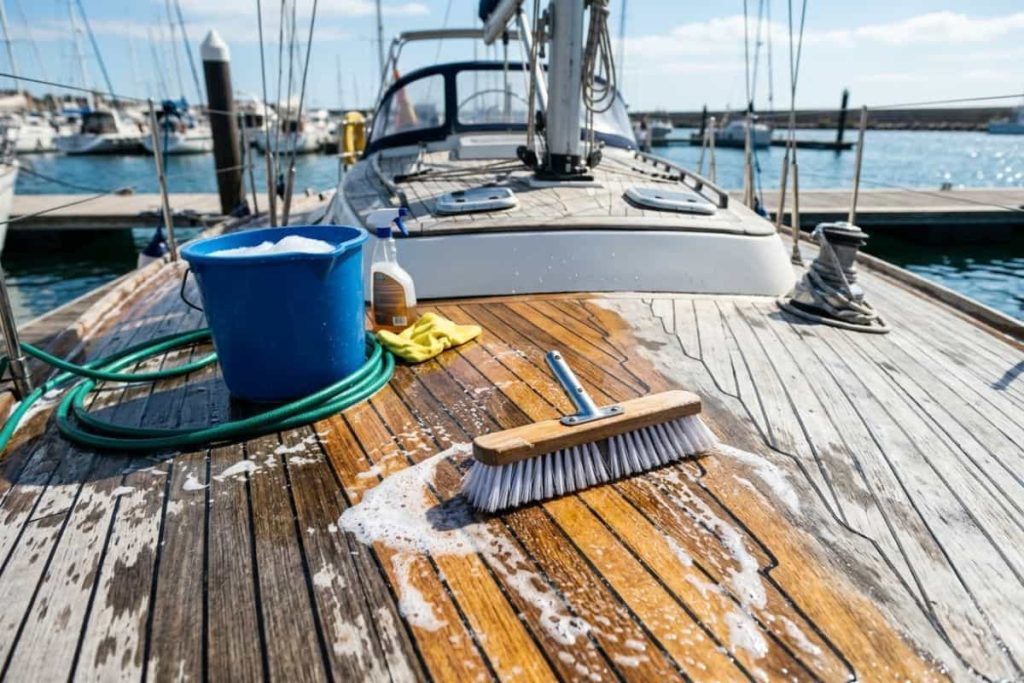 How to Clean Boat Teak